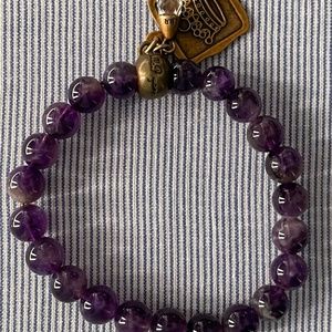 Set of four beaded bracelets